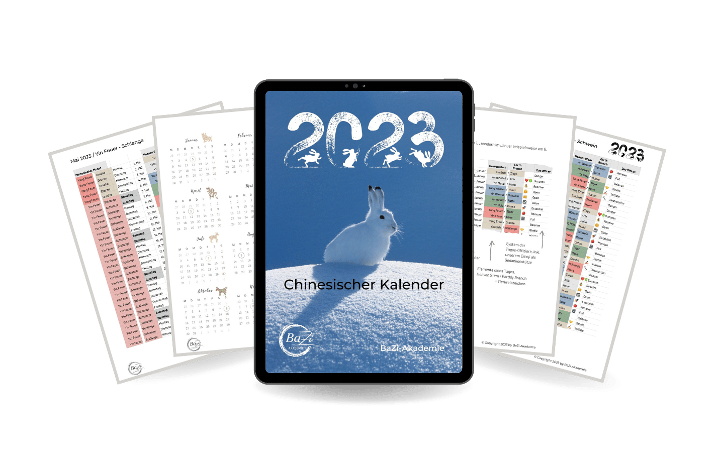 Chinesischer Kalender für 2023